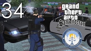 LSRPcom LSPD  Pursuit 34  Tactical alert patrol and shots fired [upl. by Ahsaele]