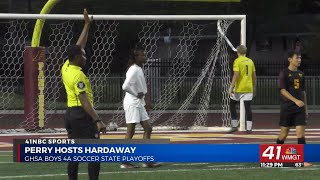 GHSA soccer state playoffs highlights and scores for April 14 [upl. by Wertz828]