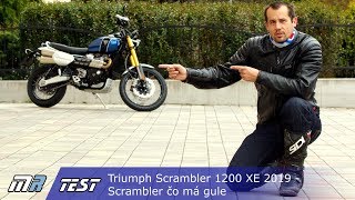 Triumph Scrambler 1200 XE 2019  Scrambler čo má gule  motoridesk [upl. by Anel]