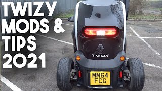 RENAULT TWIZY MODS amp TIPS 2021 [upl. by Nevuer]