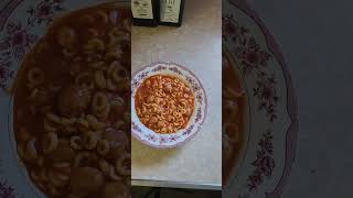 Campbells Spaghettios With Meatballs Review foodlover pasta [upl. by Eenalem]