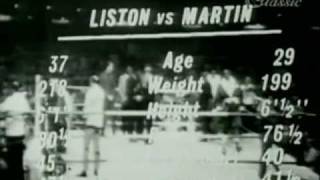 Sonny Liston vs Leotis Martin [upl. by Atinrehs]