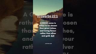 Share the Good News Bible Verse of the Day Proverbs 221 KJV [upl. by Ylsew]