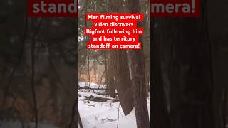 Man Filming Survival Video Discovers Bigfoot Following Him and Has Territory Standoff on Camera [upl. by Jeanna330]