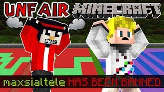 AM PRIMIT BAN PE CEA MAI GREA HARTA DE MINECRAFT  UNFAIR MINECRAFT [upl. by Coral]