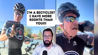 Millionaire Bicyclist Attempts Citizens Arrest of Young Driver for Getting quotToo Closequot [upl. by Adnerad]