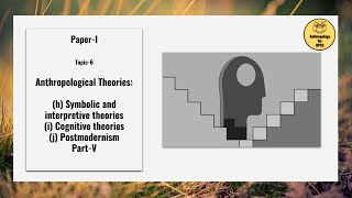 Paper I Topic 6 Anthropological theories  Symbolic amp interpretiveCognitive Postmodernism PartV [upl. by Tedd148]