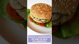 Provei o Hambúrguer Vegano de Grão de Bico do Carrefour 💜 [upl. by Nicolais]