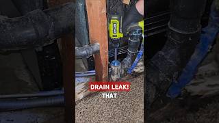 CRACKED SEWER LINE plumbing plumber bluecollar fail sewerline shorts fyp howto diy [upl. by Trilly793]