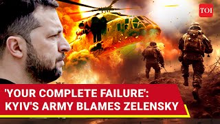 Humiliated Because Of You Ukraine Military Trains Gun At Zelensky Over Kursk Failure [upl. by Annairda901]