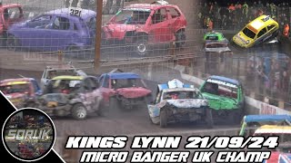 Kings Lynn Micro banger UK championship 1300cc Stock Cars Junior amp Lady Bangers advert [upl. by Zantos476]