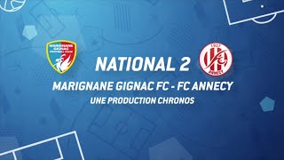 FOOTBALL  NATIONAL 2  MARIGNANE GIGNAC FC  FC ANNECY [upl. by Mil335]