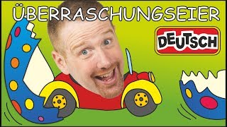 Überraschungseier Spielsachen für Kinder  Steve and Maggie Deutsch lDeutsche Geschichten für Kinder [upl. by Ettenhoj561]