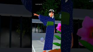 Evil Grandmother NENEK JAHAT  sakura school Shorts supergenk dramasakuraschoolsimulator [upl. by Enyrehtak]