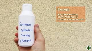 Sonnenschutzcreme ohne Zinkoxid selbst herstellen [upl. by Ranite]