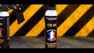 Test Bombe lacrymogène 300ml gel  Arme de défense anti agression [upl. by Hey652]