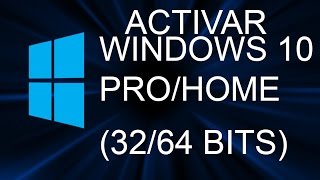 Activar Windows 10 ProHome 3264 Bits 2015  KMSAuto Net  Mega [upl. by Kimmi643]