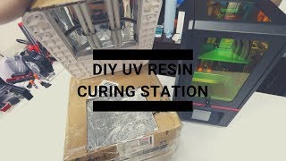 DIY 30 Curing Station for Resin 3D Prints [upl. by Slotnick]