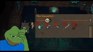 The most cursed Gauntlet collection log in Old School RuneScape [upl. by Hofstetter]