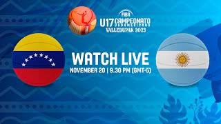 FINAL Venezuela v Argentina  Full Basketball Game  South American U17 Championship 2023 [upl. by Jammin]