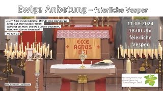 Gottesdienst 11082024 Stadtpfarrkirche Hammelburg [upl. by Ariaic]