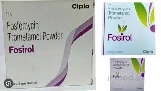 Fosirol Powder Fosfomycin Trometamol Powder [upl. by Adnwahsar]