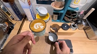 In 3 minutes only  Preparing a cup of cortado at home [upl. by Lebezej]