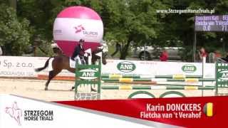 SHT 2013 Karin DONCKERS Fletcha vant Verahof Show Jumping [upl. by Kannry]