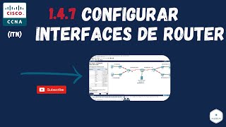 147  Packet Tracer Configurar Interfaces de Router [upl. by Tierell]