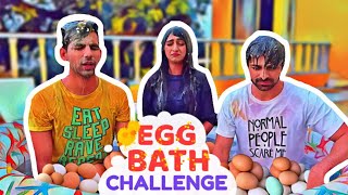 Egg Bath Challenge  Rimorav Vlogs [upl. by Bollinger160]