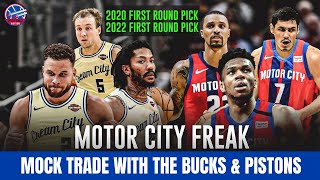 Bleacher Report makes a mock trade with the Milwaukee Bucks amp Detroit Pistons Detroitbasketball [upl. by Etteneg]