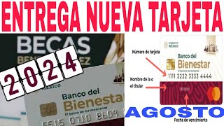 🙏BECAS🎉 CUÁNDO RECIBIRÉ NUEVA 📆TARJETA PARA RECIBIR PAGO🛑 BECARIOS AGOSTO SEPTIEMBRE [upl. by Arratoon]