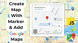 Create Map Leaflet With Marker amp Add Google Maps Using JavaScript [upl. by Inoliel889]