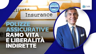 Roberto Cravero Polizze assicurative ramo vita e liberalità indirette [upl. by Cyprio]