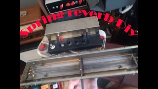 Que es una Spring reverb diy  como funciona  circuito [upl. by Ayotahc]