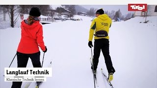 Langlauf Technik – Langlauf Klassisch lernen [upl. by Weston]