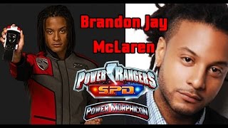 Brandon Jay McLaren the Red Ranger of Power Rangers SPD Powermorphicon [upl. by Anyl822]