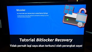 Tutorial Bitlocker Recovery  Memecahkan Masalah Bitlocker [upl. by Eilla]