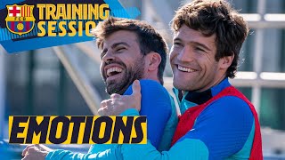 PIQUÉ amp TEAM RECOVER AFTER EMOTIONAL FAREWELL [upl. by Annaujat800]