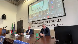 Intelligenza artificiale seminario UniFg col Garante protezione Dati Personali [upl. by Elbys]