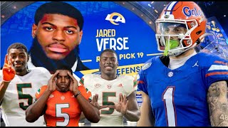 NFL DRAFT PICKS AND NEW COMMIT [upl. by Parthen510]