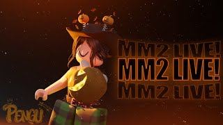 Playing MM2 with fans Halloween [upl. by Eixor]