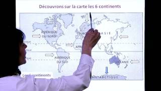 GEOGRAPHIE  Les continents et le planisphère Françoise CHAVE CHAPUIS [upl. by Howlend618]