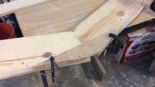 Haven 125 Boat buildingaft floor timbers  Episode 17 [upl. by Lrat848]