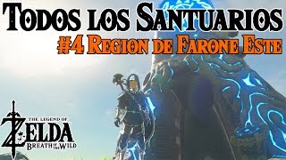 Todos los Santuarios de Zelda Breath of the Wild 4  Region de Farone Este [upl. by Llerrad56]