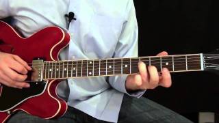 Blues Rhythm Guitar Lesson  Key of E [upl. by Heilner]