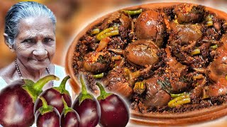 Eggplant Curry  Brinjal Recipe by Grandma Menu [upl. by Anecuza]