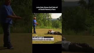 John Daly drives golf ball off of David Fehertys mouth [upl. by Eltsirc]