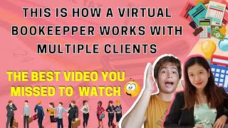 The Best Virtual Bookkeeper Works With Multiple 10 Clients  Make Money As Freelance Bookkeeper [upl. by Inami]