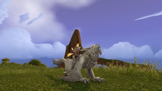 World of Warcraft  Mount Spotlight 26 Alabaster Thunderwing [upl. by Sheply]